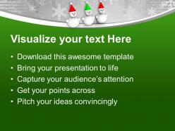 Snowman object shape x-max powerpoint templates ppt themes and graphics 0113