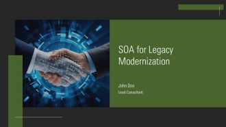 SOA For Legacy Modernization PPT Demonstration AT