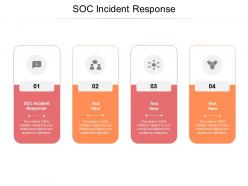 Soc incident response ppt powerpoint presentation file background image cpb