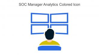 SOC Manager Analytics Colored Icon In Powerpoint Pptx Png And Editable Eps Format