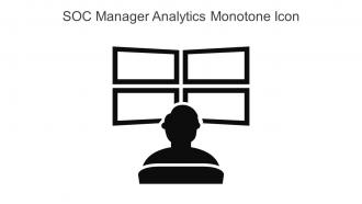 SOC Manager Analytics Monotone Icon In Powerpoint Pptx Png And Editable Eps Format