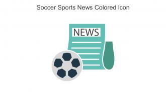 Soccer Sports News Colored Icon In Powerpoint Pptx Png And Editable Eps Format