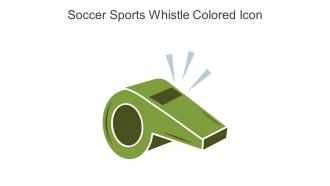 Soccer Sports Whistle Colored Icon In Powerpoint Pptx Png And Editable Eps Format