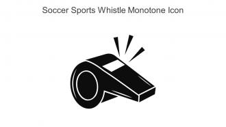 Soccer Sports Whistle Monotone Icon In Powerpoint Pptx Png And Editable Eps Format