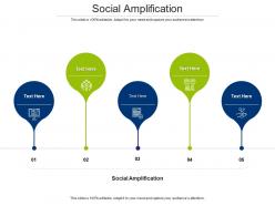 Social amplification ppt powerpoint presentation infographic template good cpb