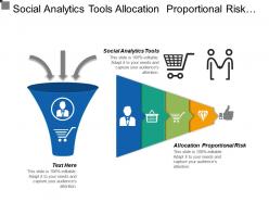 Social analytics tools allocation proportional risk leadership development cpb