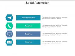 Social automation ppt powerpoint presentation ideas example cpb