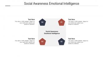 Social awareness emotional intelligence ppt powerpoint presentation inspiration show cpb