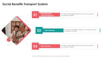 Social Benefits Transport System In Powerpoint And Google Slides Cpb