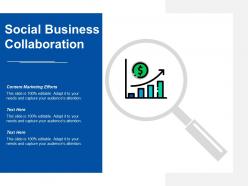 Social business collaboration ppt powerpoint presentation styles ideas cpb