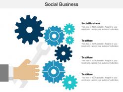 Social business ppt powerpoint presentation styles icon cpb