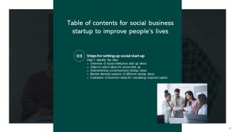 Social Business Startup To Improve Peoples Lives Powerpoint Presentation Slides Analytical Attractive