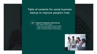 Social Business Startup To Improve Peoples Lives Powerpoint Presentation Slides Engaging Attractive