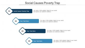 Social causes poverty trap ppt powerpoint presentation ideas clipart cpb