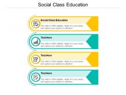 Social class education ppt powerpoint presentation model files cpb