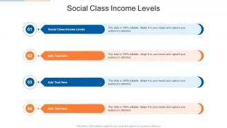 Social Class Income Levels In Powerpoint And Google Slides Cpb