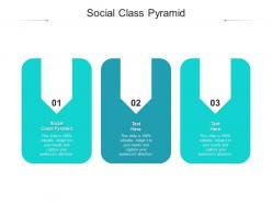 Social class pyramid ppt powerpoint presentation file gallery cpb