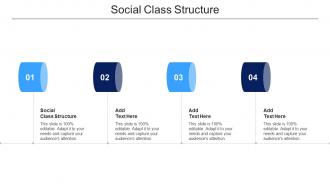 Social Class Structure Ppt Powerpoint Presentation Icon Visual Aids Cpb