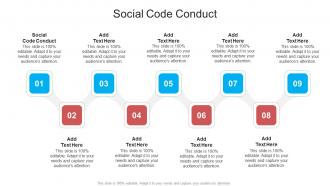 Social Code Conduct In Powerpoint And Google Slides Cpb