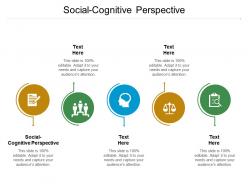 Social cognitive perspective ppt powerpoint presentation ideas design templates cpb