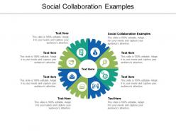 Social collaboration examples ppt powerpoint presentation icon format cpb