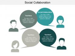 Social collaboration ppt powerpoint presentation gallery background designs cpb