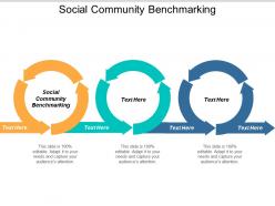 Social community benchmarking ppt powerpoint presentation model summary cpb