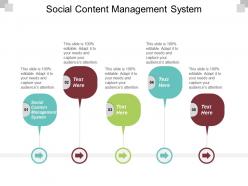 Social content management system ppt powerpoint presentation gallery file formats cpb