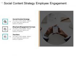 Social content strategy employee engagement surveys financial acumen cpb