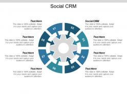 Social crm ppt powerpoint presentation show portfolio cpb