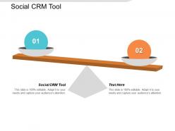 Social crm tool ppt powerpoint presentation show cpb