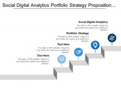 Social digital analytics portfolio strategy proposition positioning targeting strategy