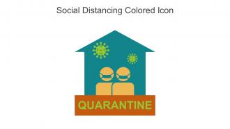 Social Distancing Colored Icon In Powerpoint Pptx Png And Editable Eps Format
