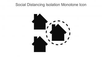 Social Distancing Isolation Monotone Icon In Powerpoint Pptx Png And Editable Eps Format