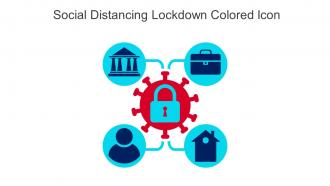 Social Distancing Lockdown Colored Icon In Powerpoint Pptx Png And Editable Eps Format