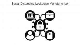 Social Distancing Lockdown Monotone Icon In Powerpoint Pptx Png And Editable Eps Format