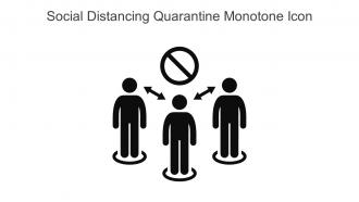 Social Distancing Quarantine Monotone Icon In Powerpoint Pptx Png And Editable Eps Format