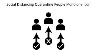 Social Distancing Quarantine People Monotone Icon In Powerpoint Pptx Png And Editable Eps Format