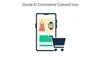 Social E Commerce Colored Icon In Powerpoint Pptx Png And Editable Eps Format