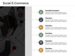 Social e commerce ppt powerpoint presentation gallery picture cpb