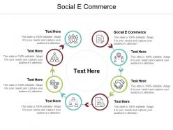 Social e commerce ppt powerpoint presentation outline shapes cpb