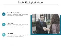 Social ecological model ppt powerpoint presentation icon sample cpb