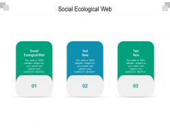 Social ecological web ppt powerpoint presentation infographic template graphic images cpb