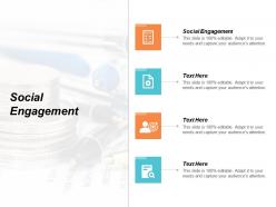 Social engagement ppt powerpoint presentation summary examples cpb
