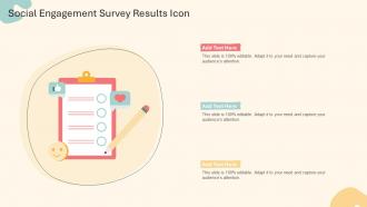 Social Engagement Survey Results Icon