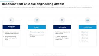 Social Engineering Attacks Prevention Important Traits Of Social Engineering Attacks