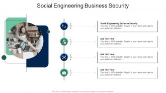 Social Engineering Business Security In Powerpoint And Google Slides Cpb