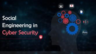 Social Engineering In Cyber Security Training Ppt
