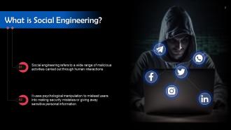 Social Engineering In Cyber Security Training Ppt Ideas Content Ready