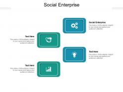 Social enterprise ppt powerpoint presentation summary influencers cpb